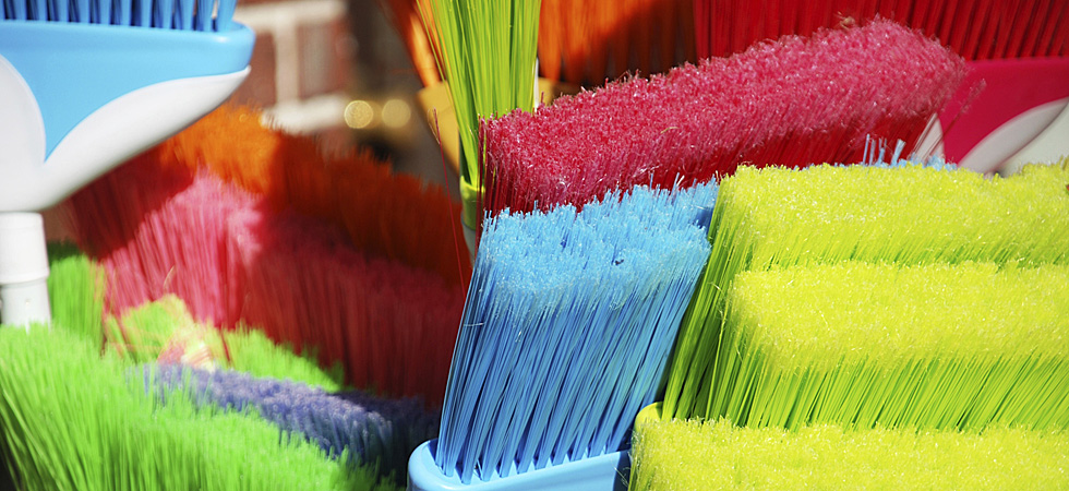 Broom brushes
